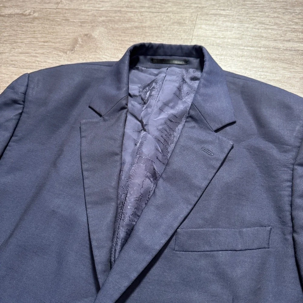 Paul Smith Blazer Mens 42 Blue Cotton The Floral World Map Jacquard Lining Coat